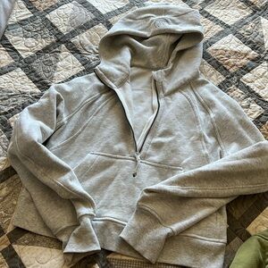 Lululemon oversized cropped scuba hoodie